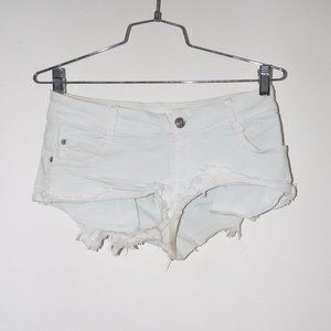 Light blue/off-white Brandy Melville Jean Shorts